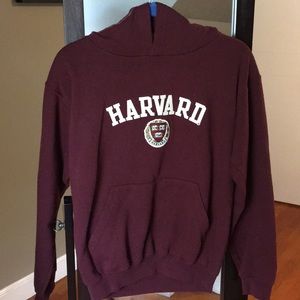 Hooded Harvard sweater
